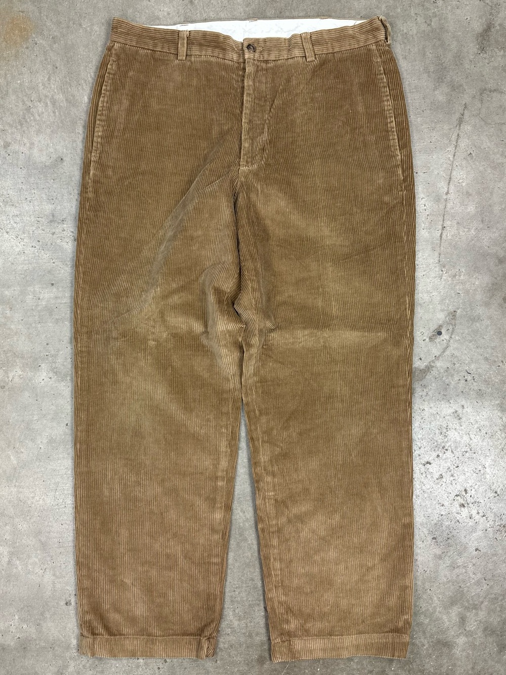 Brooks Brothers 346 Broken In Corduroy Flat Front Pants